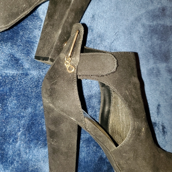 Guess Black Peep Toe Boots - Picture 9 of 12